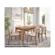 Mesa Baoba Natuame Cimol 1,8 Tampo MDF Com Base Em Madeira Macica Cinamomo