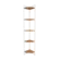 Estante Cantoneira Kappesberg 5 Prateleiras Canela Branco