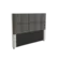 Cabeceira Kappesberg Quadriculada Casal 160X120 Corino Chumbo