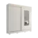 Roupeiro Ilheus Panan 100% MDF 2 Portas 3 Gavetas Com Espelho Branco