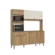 Kit Cozinha THB 8 Portas 1 Gaveta Capuccino Off White