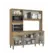 Kit Cozinha THB 8 Portas 1 Gaveta Capuccino Off White