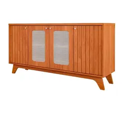 Buffet para Sala de Jantar Cimol em Mdf com Tela Isa Cinamomo