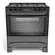 Fogao Mueller 5 Bocas Com Mesa Esmaltada e Acendimento Automatico Preto Fosco Bivolt