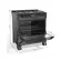 Fogao Mueller 5 Bocas Com Mesa Esmaltada e Acendimento Automatico Preto Fosco Bivolt