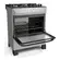 Fogao 5 Bocas Mueller com mesa de vidro e acendimento automatico titanio Bivolt