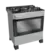 Fogao 5 Bocas Mueller com mesa de vidro e acendimento automatico titanio Bivolt