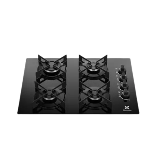Cooktop Electrolux Efficient 4 Bocas Com Mesa De Vidro Preto Bivolt