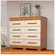Comoda ACP Nalu 100% MDF 8 Gavetas Cinamomo Off White