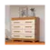 Comoda ACP Nalu 100% MDF 8 Gavetas Cinamomo Off White