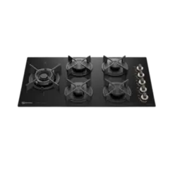 Cooktop Electrolux 5 Bocas Com Mesa De Vidro Funcionamento A Gas preto Bivolt
