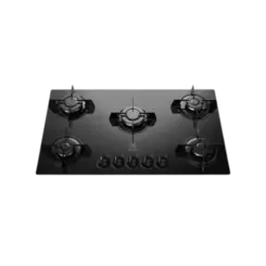 Cooktop A Gas Electrolux 5 Queimadores Trempe Aco Esmaltado Mesa Vidro Preto Bivolt