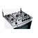 Fogao Piso Consul 5 Bocas Grades Duplas Forno Limpa+Facil, Acendimento Automatico Bivolt Branco