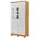 Roupeiro Peroba 494787 Tedy New 3 Portas 100% Mdf Branco Amendoa