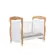 Berco Peroba 68787 Junior 100% Mdf Branco Brilhoso Amendoa