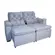 Sofa 3 Lugares Aga Retratil Dublin Entrada para USB Maia Prata