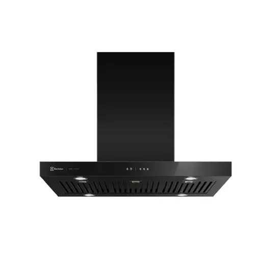 Coifa De Ilha Electrolux 90cm Painel Touch Filtro Baffle Preto 127V