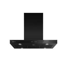 Coifa De Ilha Electrolux 90cm Painel Touch Filtro Baffle Preto 127V