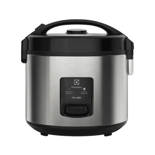 Panela de Arroz Eletrica Electrolux ERC20 Por Rita Lobo 10 Xicaras 3,5L Efficient 2 Em 1 Inox 127V