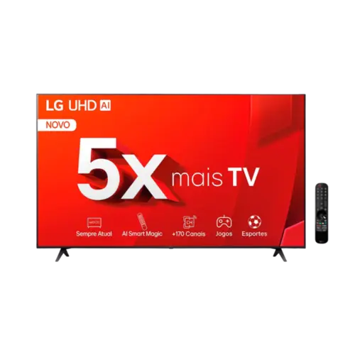 Smart TV 86" LG 4K Ultra HD AI Acoustic Tuning Bluetooth