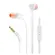 Fone de Ouvido JBL T110 In Ear Tecnologia PureBass Intra-auricular Microfone Embutido Branco