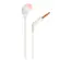 Fone de Ouvido JBL T110 In Ear Tecnologia PureBass Intra-auricular Microfone Embutido Branco