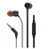 Fone De Ouvido JBL T110 In Ear Tecnologia PureBass Intra-auricular Microfone Embutido Preto