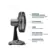 Ventilador De Mesa Britania Maxx Force 30cm 2 Em 1 6 Pas 3 Velocidades Preto