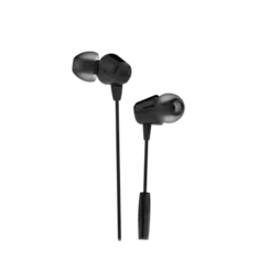 Fone De Ouvido JBL Intra Auricular Com Fio Preto