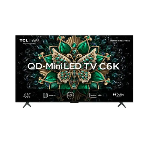 Smart TV 65" TCL 65C6K Mini Led 4K