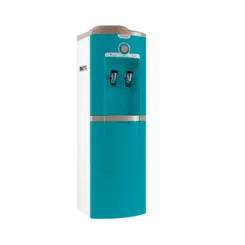 Bebedouro De Coluna Esmaltec 2 Temperaturas Controle Gradual Turquesa 127V