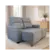 Sofa 3 Lugares Aga Retratil Alaska Ram Linho Grafite