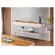 Aparador para Sala de Estar Hb Moveis Vivant Off White/Cinnamomo