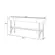 Aparador para Sala de Estar Hb Moveis Vivant Off White/Cinnamomo