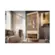 Cristaleira Opera Hb Moveis 2 Portas e 1 Gaveta Off White/Cinamomo
