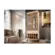 Cristaleira Opera Hb Moveis 2 Portas e 1 Gaveta Off White/Cinamomo