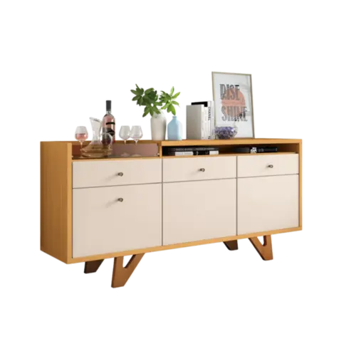 Buffet Sollare Hb Moveis 2 Portas Cinamomo Off White