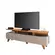 Rack Bancada Essenza 2.0 HB Para TV Ate 70" Polegadas Off White/Cinamomo