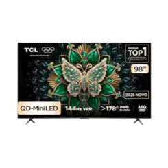 Smart TV Mini Led 98" TCL 98C6K 4K UHD Dolby Vision Wi-Fi Bluetooth Google