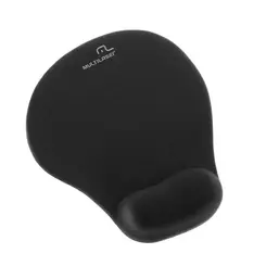 Mouse Pad Multi AC021 Apoio em Gel Ergonomico Preto