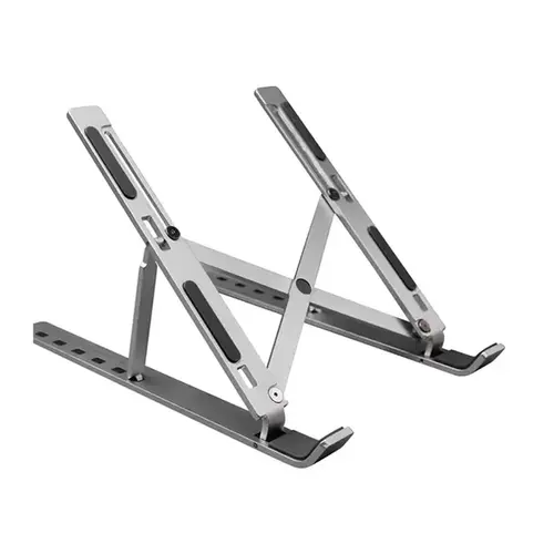 Suporte Multi AC378 Portatil de Aluminio Para Notebook 6 Niveis de Altura Prata