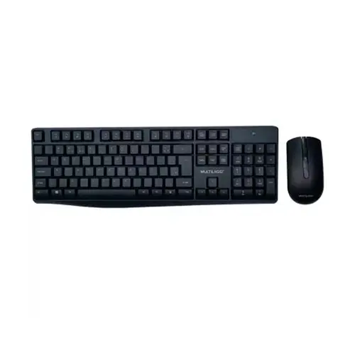 Kit Teclado e Mouse Multi TC270 Sem Fio 12 Teclas Multimidias Preto