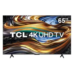 Smart TV Led 65" TCL 65P755 4K UHD Google TV Com Wi-Fi Dolby Atmos Preto