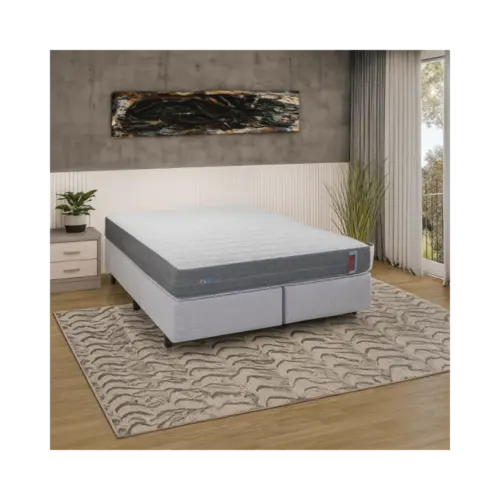Colchao Casal Herval 25x138x188 Espuma D28 Singlecore Enrolado Bordado