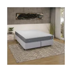 Colchao Casal Herval 25x138x188 Espuma D28 Singlecore Enrolado Bordado