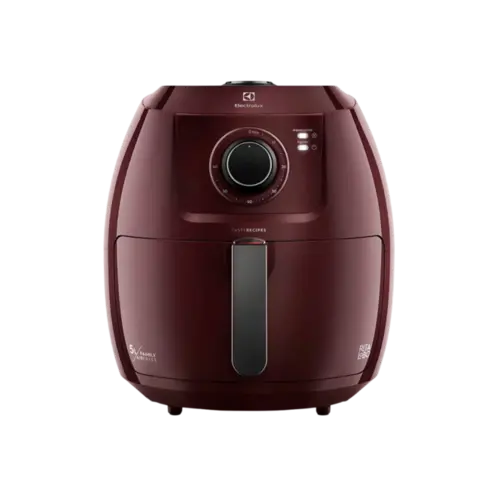 Fritadeira Electrolux  Airfryer Family Efficient 5 Litros com 8 Receitas Pre Sugeridas Vermelho Escuro
