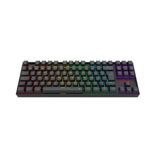 Teclado Gamer Redragon Kumara Elite Iluminacao Rainbow Preto