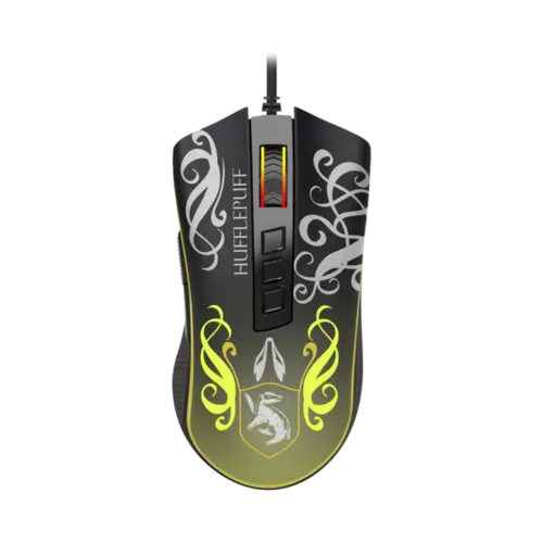 Mouse Gamer Redragon Harry Potter Lufa Lufa Amarelo Preto