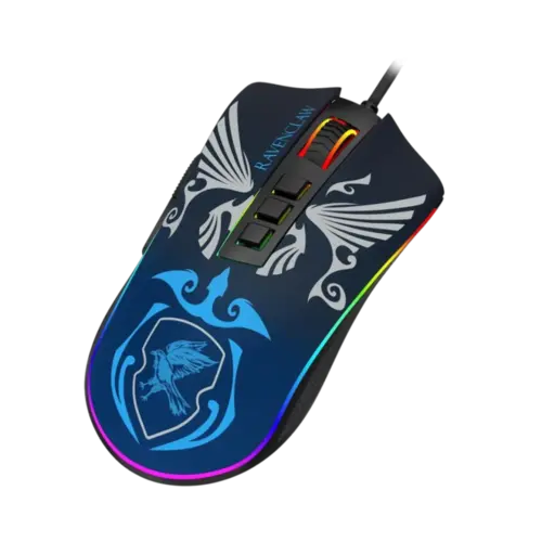 Mouse Gamer Redragon Harry Potter Sonserina Azul Preto