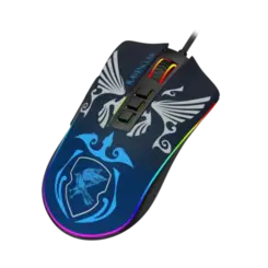Mouse Gamer Redragon Harry Potter Sonserina Azul Preto